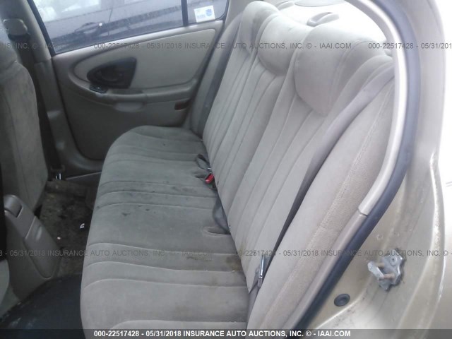 1G1ND52F85M169443 - 2005 CHEVROLET CLASSIC GOLD photo 8