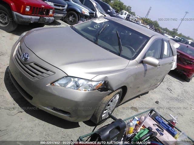 4T1BE46K48U759597 - 2008 TOYOTA CAMRY CE/LE/XLE/SE GOLD photo 2