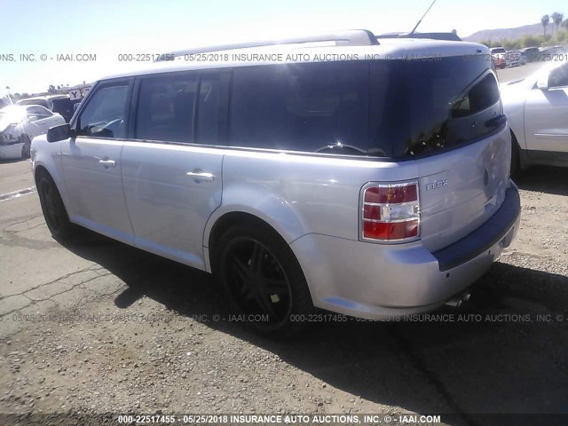 2FMDK51C59BA04246 - 2009 FORD FLEX SE SILVER photo 3