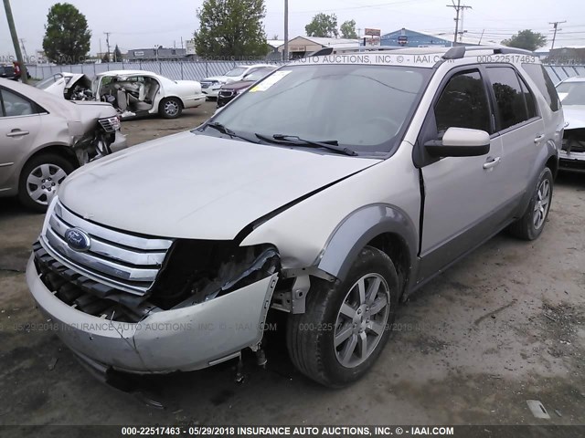 1FMDK02W69GA01974 - 2009 FORD TAURUS X SEL SILVER photo 2