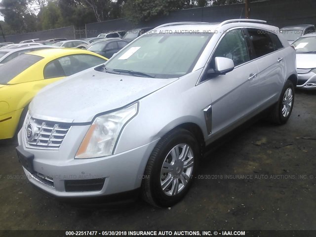 3GYFNCE35DS650094 - 2013 CADILLAC SRX LUXURY COLLECTION SILVER photo 2