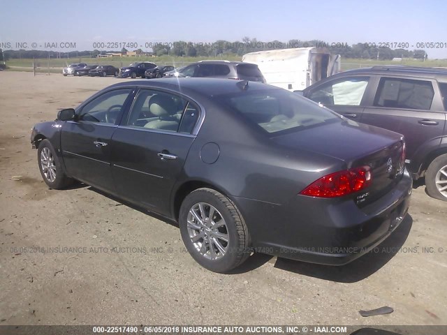 1G4HD57M59U112243 - 2009 BUICK LUCERNE CXL GRAY photo 3