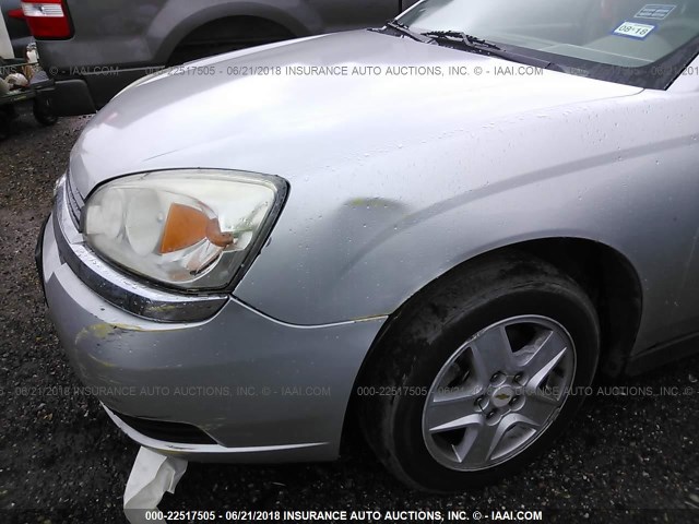 1G1ZT54895F340224 - 2005 CHEVROLET MALIBU LS SILVER photo 6