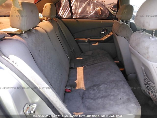 1G1ZT54895F340224 - 2005 CHEVROLET MALIBU LS SILVER photo 8