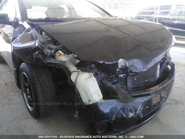 3N1AB61E29L637907 - 2009 NISSAN SENTRA 2.0/2.0S/2.0SL BLACK photo 6