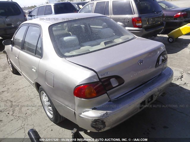 2T1BR18E9WC008245 - 1998 TOYOTA COROLLA VE/CE/LE BEIGE photo 3