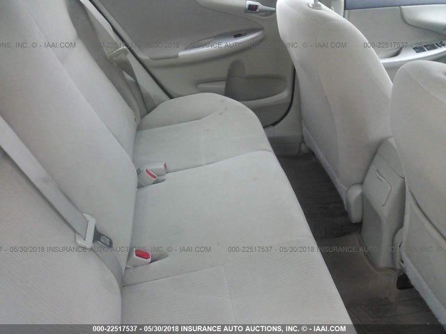 2T1BU4EE0DC023931 - 2013 TOYOTA COROLLA S/LE GOLD photo 8