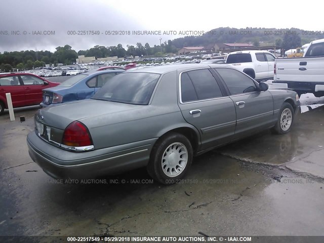 2FAFP74W9WX138696 - 1998 FORD CROWN VICTORIA LX GRAY photo 4