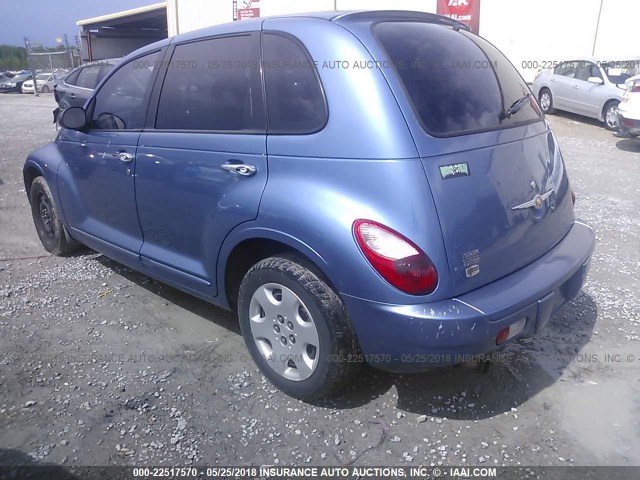 3A4FY58B26T350290 - 2006 CHRYSLER PT CRUISER TOURING BLUE photo 3