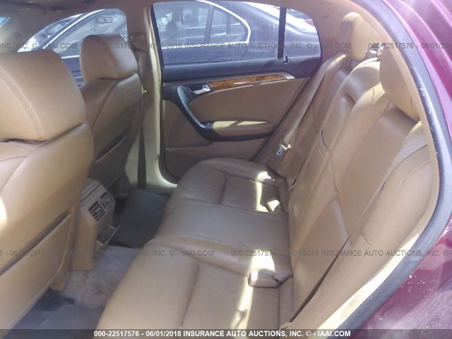 19UUA66224A043363 - 2004 ACURA TL RED photo 8