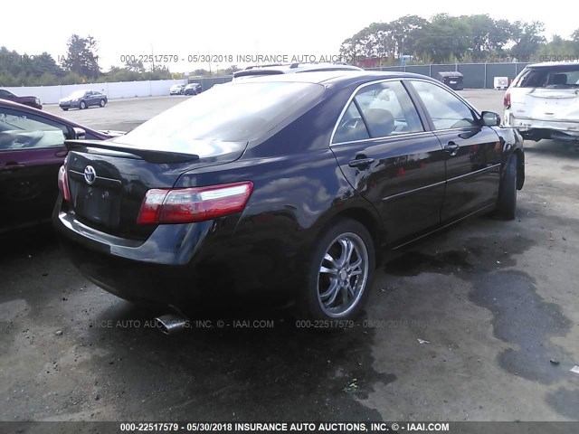 4T1BE46K57U623882 - 2007 TOYOTA CAMRY NEW GENERAT CE/LE/XLE/SE BLACK photo 4