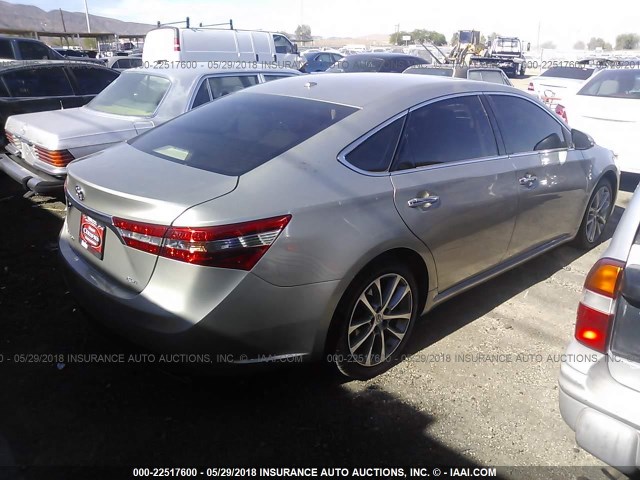 4T1BK1EB6EU113918 - 2014 TOYOTA AVALON PREMIUM/TOURING/LIMITED TAN photo 4