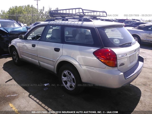 4S4BP61C577313705 - 2007 SUBARU LEGACY OUTBACK 2.5I GOLD photo 3