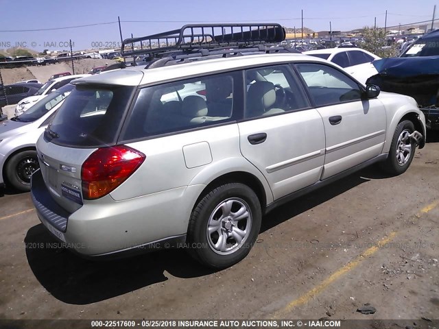 4S4BP61C577313705 - 2007 SUBARU LEGACY OUTBACK 2.5I GOLD photo 4