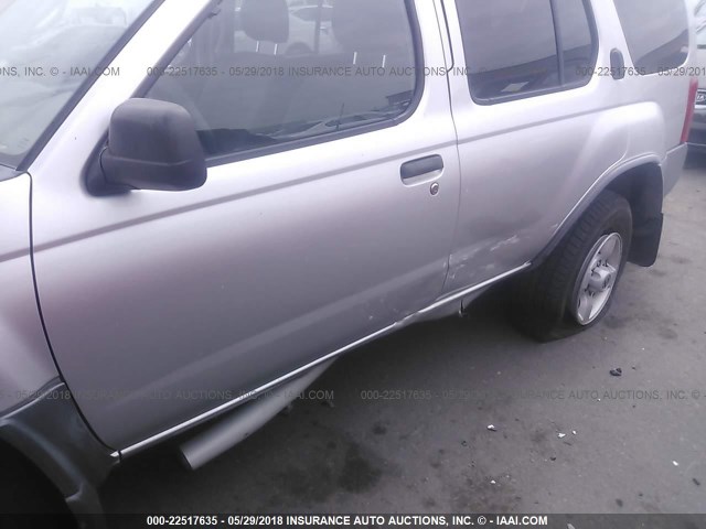 5N1ED28TX4C643086 - 2004 NISSAN XTERRA XE/SE SILVER photo 6