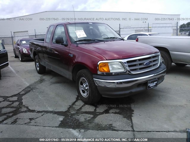 2FTRX17244CA37342 - 2004 FORD F-150 HERITAGE CLASSIC RED photo 1