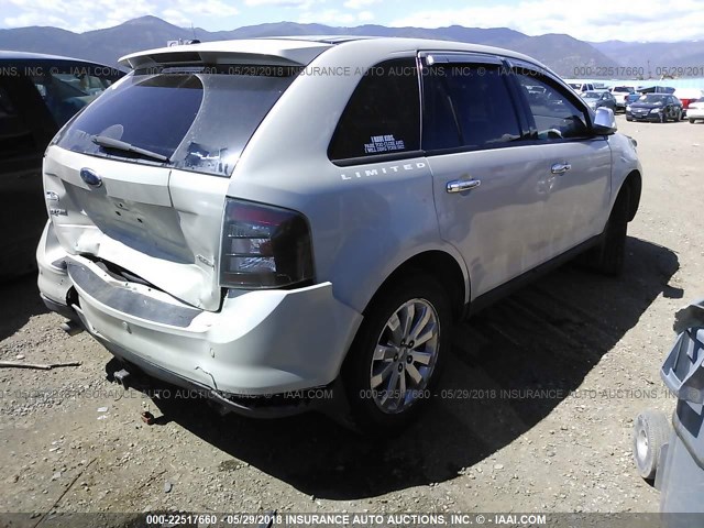 2FMDK49C87BA89272 - 2007 FORD EDGE SEL PLUS TURQUOISE photo 4