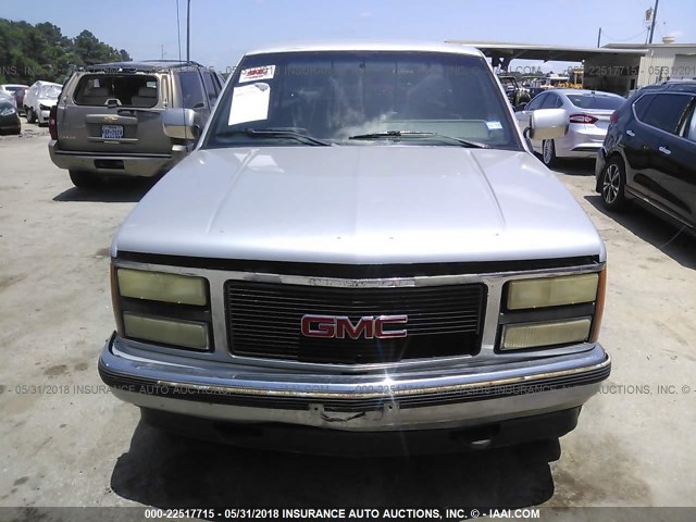 2GTEK19K9L1548968 - 1990 GMC SIERRA K1500 GREEN photo 6