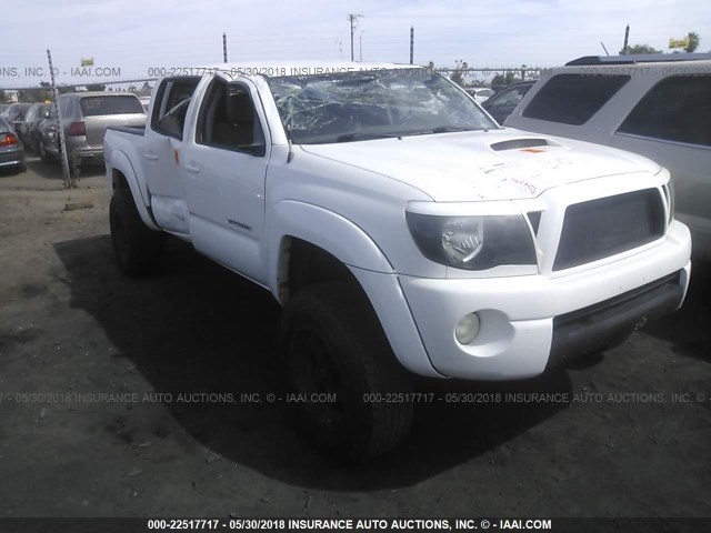 3TMJU62N58M067464 - 2008 TOYOTA TACOMA DOUBLE CAB PRERUNNER WHITE photo 1