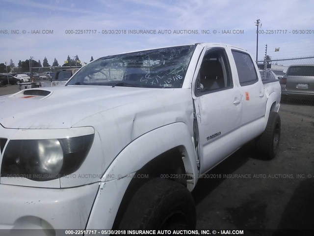 3TMJU62N58M067464 - 2008 TOYOTA TACOMA DOUBLE CAB PRERUNNER WHITE photo 6