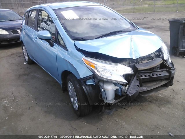 3N1CE2CP0FL438289 - 2015 NISSAN VERSA NOTE S/S PLUS/SV/SL/SR BLUE photo 1