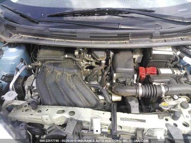 3N1CE2CP0FL438289 - 2015 NISSAN VERSA NOTE S/S PLUS/SV/SL/SR BLUE photo 10