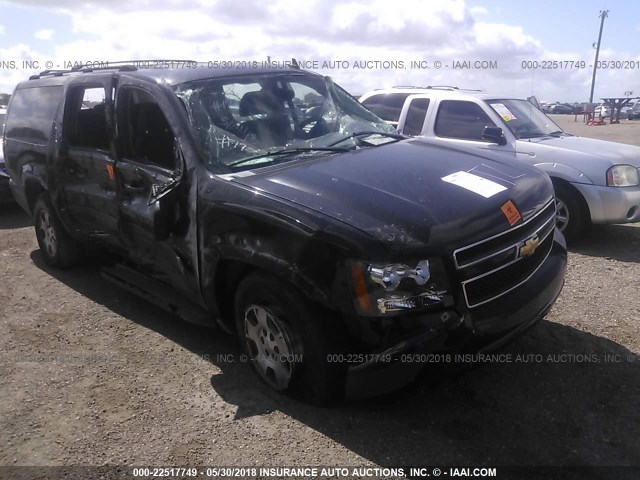 3GNFC16017G173098 - 2007 CHEVROLET SUBURBAN C1500 BLACK photo 1