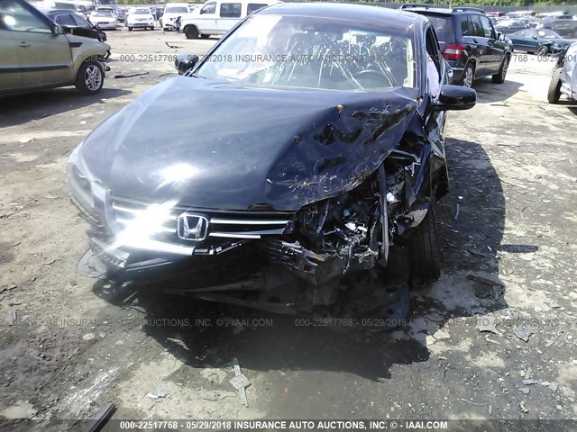 1HGCR3F85DA003902 - 2013 HONDA ACCORD EXL BLACK photo 6