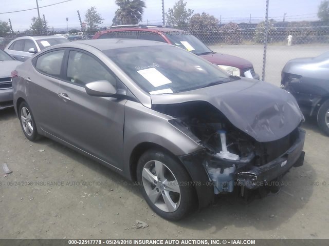 5NPDH4AE5BH004482 - 2011 HYUNDAI ELANTRA GLS/LIMITED GRAY photo 1