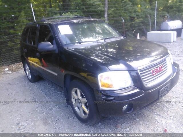 1GKDT13S872157080 - 2007 GMC ENVOY BLACK photo 1