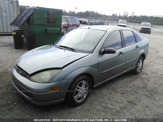 1FAFP38Z94W165063 - 2004 FORD FOCUS ZTS GREEN photo 2