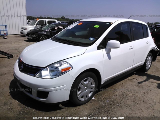 3N1BC1CP8CK298683 - 2012 NISSAN VERSA S/SL WHITE photo 2