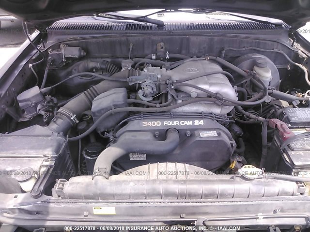 5TEHN72N82Z093942 - 2002 TOYOTA TACOMA DOUBLE CAB BLACK photo 10