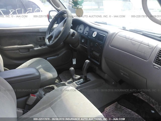 5TEHN72N82Z093942 - 2002 TOYOTA TACOMA DOUBLE CAB BLACK photo 5