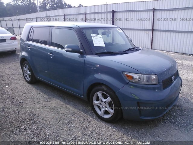 JTLKE50E281019341 - 2008 TOYOTA SCION XB GREEN photo 1