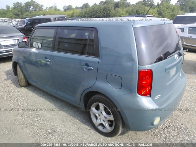 JTLKE50E281019341 - 2008 TOYOTA SCION XB GREEN photo 3