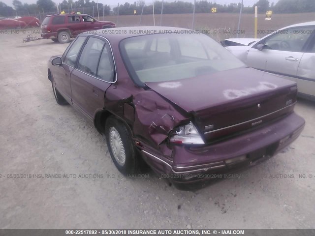 1G3HC52K6W4852599 - 1998 OLDSMOBILE REGENCY BURGUNDY photo 3