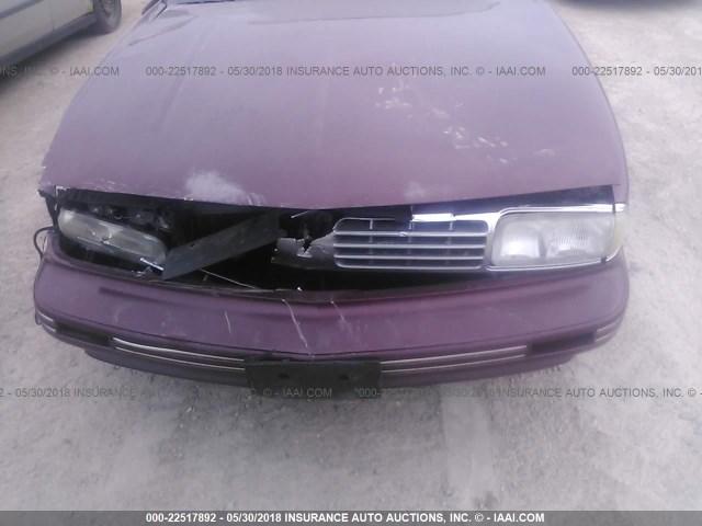 1G3HC52K6W4852599 - 1998 OLDSMOBILE REGENCY BURGUNDY photo 6