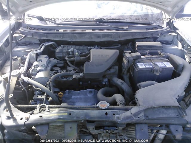 JN8AS58V98W126382 - 2008 NISSAN ROGUE S/SL SILVER photo 10