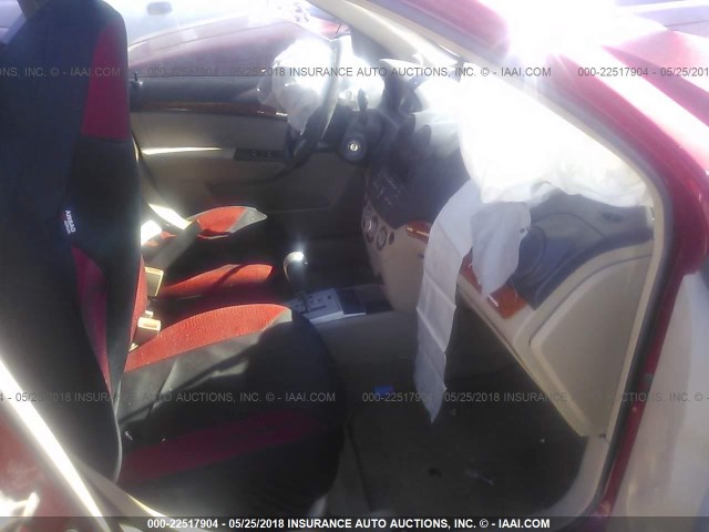 KL1TD6DEXBB231819 - 2011 CHEVROLET AVEO LS/LT 红色 照片 5