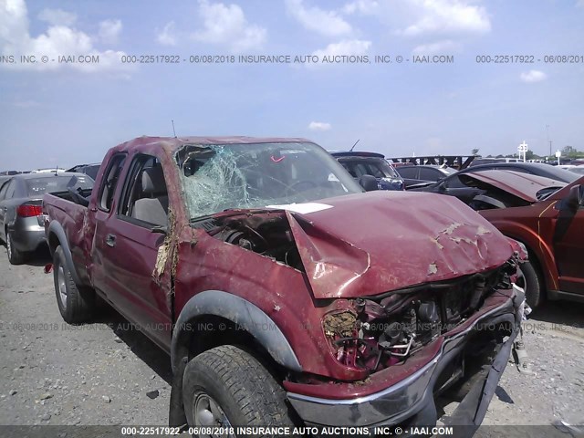 5TESN92N11Z768238 - 2001 TOYOTA TACOMA XTRACAB PRERUNNER 红色 照片 1