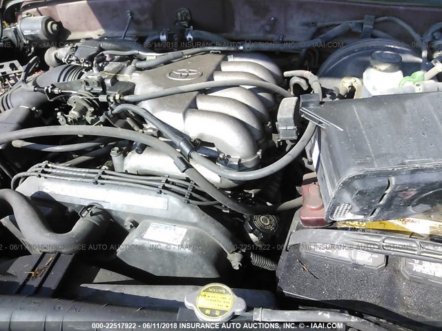 5TESN92N11Z768238 - 2001 TOYOTA TACOMA XTRACAB PRERUNNER 红色 照片 10