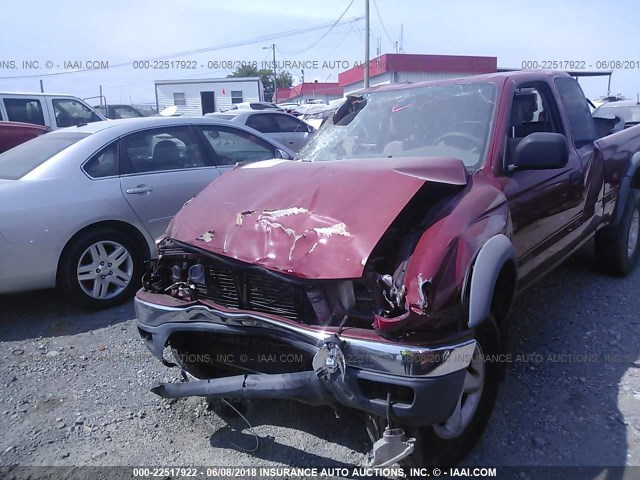 5TESN92N11Z768238 - 2001 TOYOTA TACOMA XTRACAB PRERUNNER 红色 照片 6