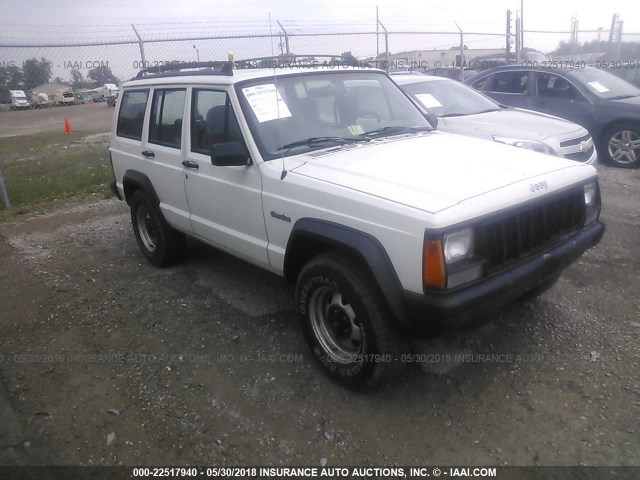 1J4FJ28S1TL192728 - 1996 JEEP CHEROKEE SE WHITE photo 1