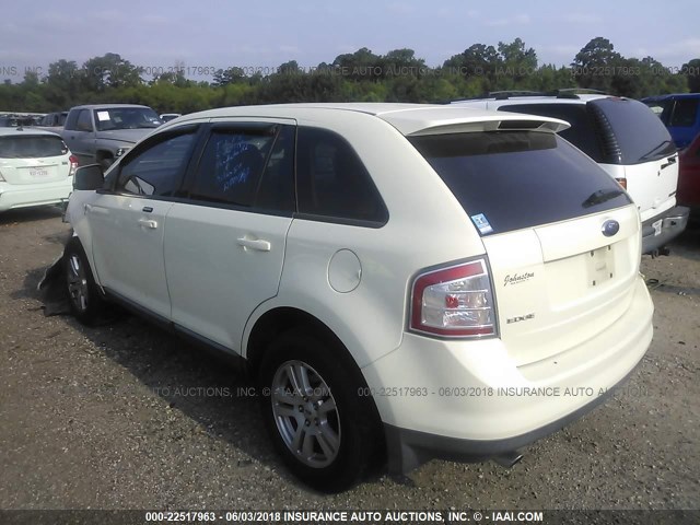 2FMDK39C37BB54166 - 2007 FORD EDGE SEL PLUS CREAM photo 3