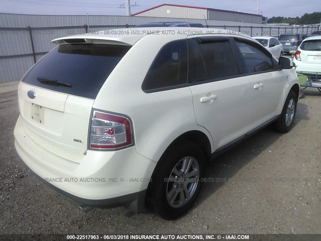 2FMDK39C37BB54166 - 2007 FORD EDGE SEL PLUS CREAM photo 4