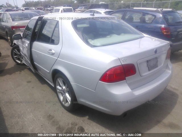 YS3ED49G183510975 - 2008 SAAB 9-5 2.3T GRAY photo 3