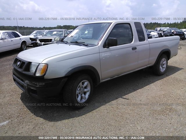 1N6DD26S2WC367321 - 1998 NISSAN FRONTIER KING CAB XE/KING CAB SE TAN photo 2