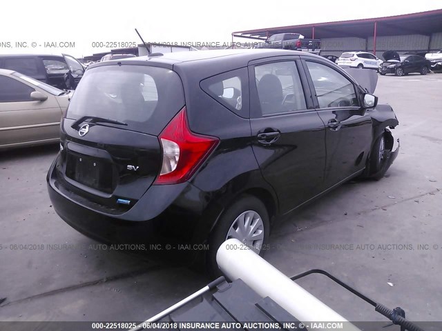 3N1CE2CP2GL374967 - 2016 NISSAN VERSA NOTE S/S PLUS/SV/SL/SR BLACK photo 4