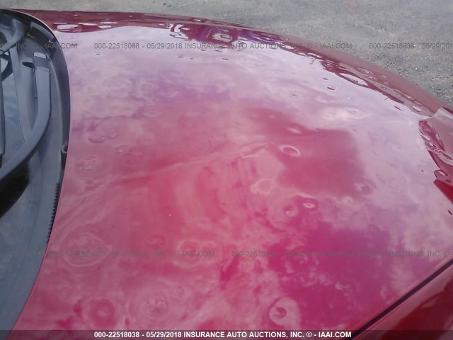 1YVHZ8DH6C5M31421 - 2012 MAZDA 6 I RED photo 6